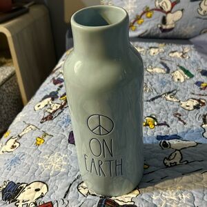 Rae Dunn Christmas Peace On Earth Vase